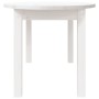 Mesa de centro de madera maciza de pino blanco 110x55x45 cm de vidaXL, Mesas de centro - Ref: Foro24-822343, Precio: 73,41 €,...