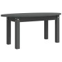 Mesa de centro de madera maciza de pino gris 80x40x35 cm de vidaXL, Mesas de centro - Ref: Foro24-822349, Precio: 46,37 €, De...