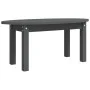Mesa de centro de madera maciza de pino gris 80x40x35 cm de vidaXL, Mesas de centro - Ref: Foro24-822349, Precio: 45,85 €, De...