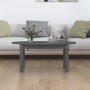 Mesa de centro de madera maciza de pino gris 80x40x35 cm de vidaXL, Mesas de centro - Ref: Foro24-822349, Precio: 46,37 €, De...