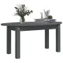 Mesa de centro de madera maciza de pino gris 80x40x35 cm de vidaXL, Mesas de centro - Ref: Foro24-822349, Precio: 45,85 €, De...