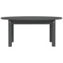 Mesa de centro de madera maciza de pino gris 80x40x35 cm de vidaXL, Mesas de centro - Ref: Foro24-822349, Precio: 46,37 €, De...