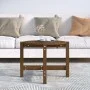 Honey brown solid pine wood coffee table 62.5x45 cm by vidaXL, Coffee table - Ref: Foro24-822305, Price: 37,44 €, Discount: %