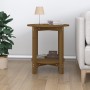 Mesa de centro de madera maciza de pino marrón miel Ø55x60 cm de vidaXL, Mesas de centro - Ref: Foro24-822355, Precio: 49,33 ...