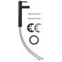 Grifo mezclador de cuarto de baño negro 12x30 cm de vidaXL, Grifos - Ref: Foro24-149088, Precio: 38,93 €, Descuento: %