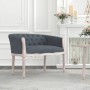 Banco de terciopelo gris oscuro 98x56x69 cm de vidaXL, Bancos - Ref: Foro24-344512, Precio: 306,44 €, Descuento: %