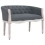 Banco de terciopelo gris oscuro 98x56x69 cm de vidaXL, Bancos - Ref: Foro24-344512, Precio: 302,74 €, Descuento: %