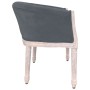 Banco de terciopelo gris oscuro 98x56x69 cm de vidaXL, Bancos - Ref: Foro24-344512, Precio: 306,44 €, Descuento: %