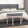 Banco de tela gris oscuro 81,5x41x49 cm de vidaXL, Bancos - Ref: Foro24-344409, Precio: 77,54 €, Descuento: %