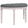 Banco de tela gris oscuro 81,5x41x49 cm de vidaXL, Bancos - Ref: Foro24-344409, Precio: 77,54 €, Descuento: %