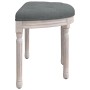 Banco de tela gris oscuro 81,5x41x49 cm de vidaXL, Bancos - Ref: Foro24-344409, Precio: 77,54 €, Descuento: %