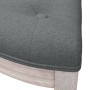 Banco de tela gris oscuro 81,5x41x49 cm de vidaXL, Bancos - Ref: Foro24-344409, Precio: 77,54 €, Descuento: %