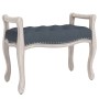 Banco de terciopelo gris oscuro 80x45x60 cm de vidaXL, Bancos - Ref: Foro24-344433, Precio: 120,66 €, Descuento: %