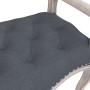 Banco de terciopelo gris oscuro 80x45x60 cm de vidaXL, Bancos - Ref: Foro24-344433, Precio: 120,66 €, Descuento: %
