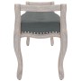 Banco de tela gris oscuro 110x45x60 cm de vidaXL, Bancos - Ref: Foro24-344437, Precio: 95,64 €, Descuento: %