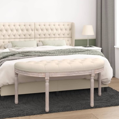 Banco de lino 110,5x45x49 cm de vidaXL, Bancos - Ref: Foro24-344415, Precio: 173,08 €, Descuento: %