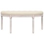 Banco de lino 110,5x45x49 cm de vidaXL, Bancos - Ref: Foro24-344415, Precio: 173,08 €, Descuento: %