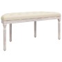Banco de lino 110,5x45x49 cm de vidaXL, Bancos - Ref: Foro24-344415, Precio: 173,08 €, Descuento: %