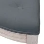 Banco de terciopelo gris oscuro 110,5x45x49 cm de vidaXL, Bancos - Ref: Foro24-344419, Precio: 90,79 €, Descuento: %
