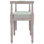 Banco de terciopelo gris claro 110x40x70 cm de vidaXL, Bancos - Ref: Foro24-344425, Precio: 117,37 €, Descuento: %