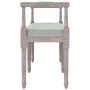 Banco de terciopelo gris claro 110x40x70 cm de vidaXL, Bancos - Ref: Foro24-344425, Precio: 116,04 €, Descuento: %