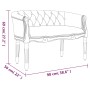 Banco de lino 98x56x69 cm de vidaXL, Bancos - Ref: Foro24-344508, Precio: 376,24 €, Descuento: %