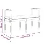 Banco de terciopelo negro 110x40x70 cm de vidaXL, Bancos - Ref: Foro24-344428, Precio: 99,57 €, Descuento: %