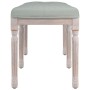 Banco de terciopelo gris claro 110x40x49 cm de vidaXL, Bancos - Ref: Foro24-344453, Precio: 103,19 €, Descuento: %