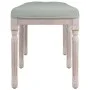 Banco de terciopelo gris claro 110x40x49 cm de vidaXL, Bancos - Ref: Foro24-344453, Precio: 101,95 €, Descuento: %
