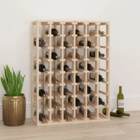 Flaschenregal aus massivem Kiefernholz, 70 x 33 x 94 cm von vidaXL, Weinregale - Ref: Foro24-822531, Preis: 108,02 €, Rabatt: %