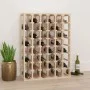 Solid pine wood bottle rack 70x33x94 cm by vidaXL, Wine racks - Ref: Foro24-822531, Price: 108,02 €, Discount: %