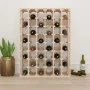 Solid pine wood bottle rack 70x33x94 cm by vidaXL, Wine racks - Ref: Foro24-822531, Price: 108,02 €, Discount: %