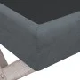 Taburete con almacenaje terciopelo gris oscuro 110x45x49 cm de vidaXL, Bancos para recibidores y almacenamiento - Ref: Foro24...