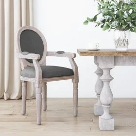 Silla de comedor tela gris oscuro 54x56x96,5 cm de vidaXL, Sillas de comedor - Ref: Foro24-344481, Precio: 208,79 €, Descuent...