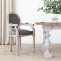 Silla de comedor tela gris oscuro 54x56x96,5 cm de vidaXL, Sillas de comedor - Ref: Foro24-344481, Precio: 185,12 €, Descuent...