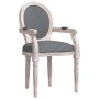 Silla de comedor tela gris oscuro 54x56x96,5 cm de vidaXL, Sillas de comedor - Ref: Foro24-344481, Precio: 185,12 €, Descuent...