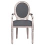 Silla de comedor tela gris oscuro 54x56x96,5 cm de vidaXL, Sillas de comedor - Ref: Foro24-344481, Precio: 185,12 €, Descuent...