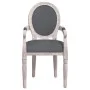 Silla de comedor tela gris oscuro 54x56x96,5 cm de vidaXL, Sillas de comedor - Ref: Foro24-344481, Precio: 208,79 €, Descuent...