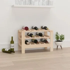 Botellero madera maciza de pino 61,5x30x42 cm de vidaXL, Botelleros - Ref: Foro24-822561, Precio: 32,48 €, Descuento: %