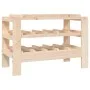 Botellero madera maciza de pino 61,5x30x42 cm de vidaXL, Botelleros - Ref: Foro24-822561, Precio: 32,48 €, Descuento: %