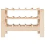 Botellero madera maciza de pino 61,5x30x42 cm de vidaXL, Botelleros - Ref: Foro24-822561, Precio: 32,48 €, Descuento: %