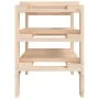 Botellero madera maciza de pino 61,5x30x42 cm de vidaXL, Botelleros - Ref: Foro24-822561, Precio: 32,48 €, Descuento: %