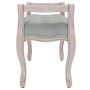 Banco de terciopelo gris claro 110x45x60 cm de vidaXL, Bancos - Ref: Foro24-344439, Precio: 128,25 €, Descuento: %