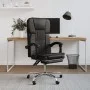 Silla de oficina reclinable cuero sintético negro de vidaXL, Sillas de oficina - Ref: Foro24-349619, Precio: 110,47 €, Descue...