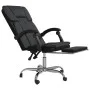 Silla de oficina reclinable cuero sintético negro de vidaXL, Sillas de oficina - Ref: Foro24-349619, Precio: 110,47 €, Descue...