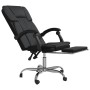 Silla de oficina reclinable cuero sintético negro de vidaXL, Sillas de oficina - Ref: Foro24-349619, Precio: 112,20 €, Descue...