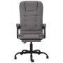 Silla de oficina reclinable masaje cuero sintético gris de vidaXL, Sillas de oficina - Ref: Foro24-349669, Precio: 113,07 €, ...