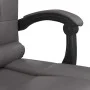 Silla de oficina reclinable masaje cuero sintético gris de vidaXL, Sillas de oficina - Ref: Foro24-349669, Precio: 111,67 €, ...