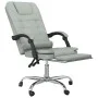 Silla de oficina reclinable con masaje terciopelo gris claro de vidaXL, Sillas de oficina - Ref: Foro24-349664, Precio: 115,6...