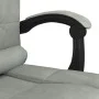 Silla de oficina reclinable con masaje terciopelo gris claro de vidaXL, Sillas de oficina - Ref: Foro24-349664, Precio: 115,6...